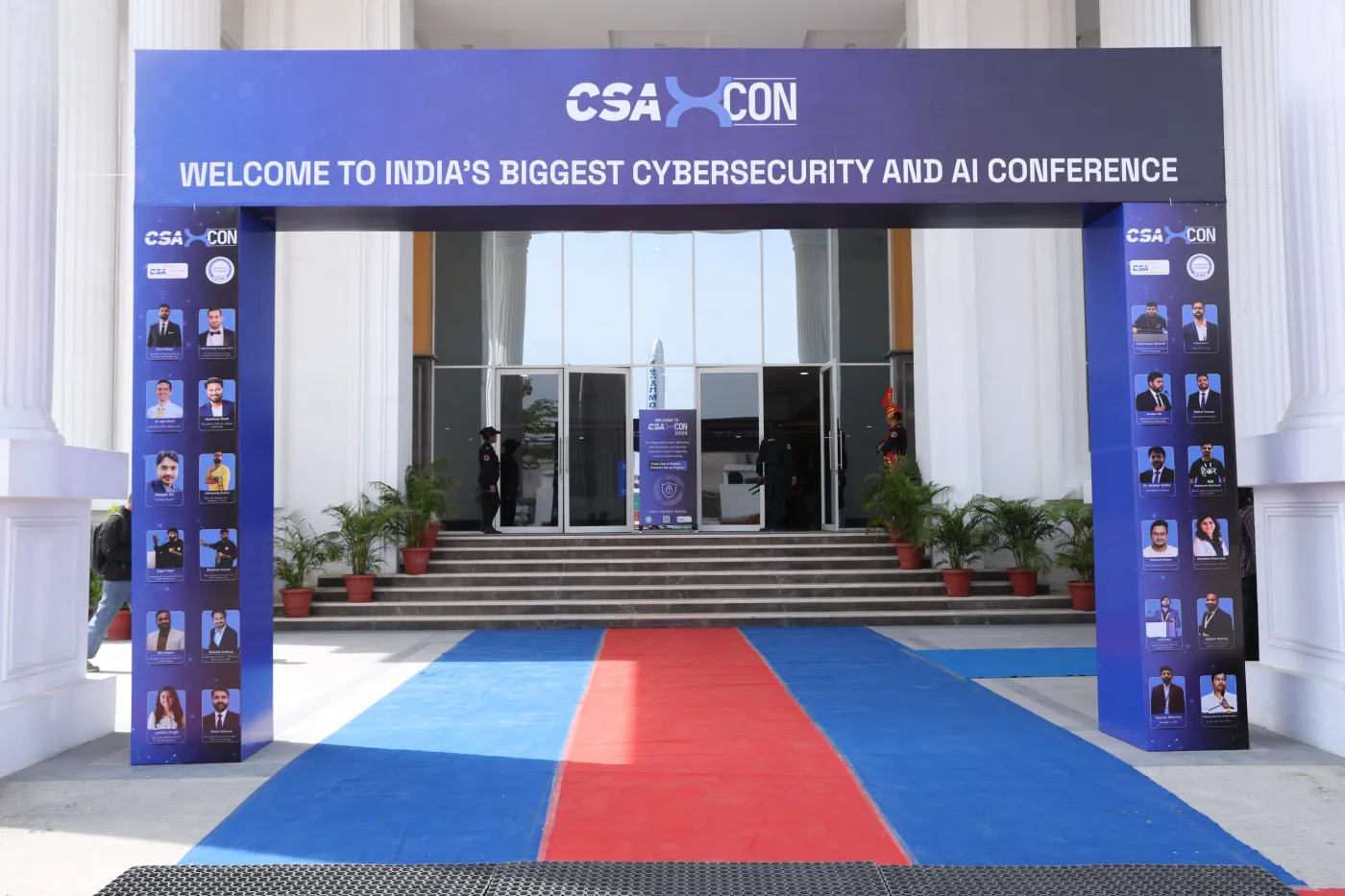 CSA XCON 2026 conference entrance — India's biggest cybersecurity and AI conference
